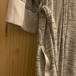 KINDRED BRAVELY Emmaline Modal Robe Maternity Postpartum Comfy Soft Nursing Gray